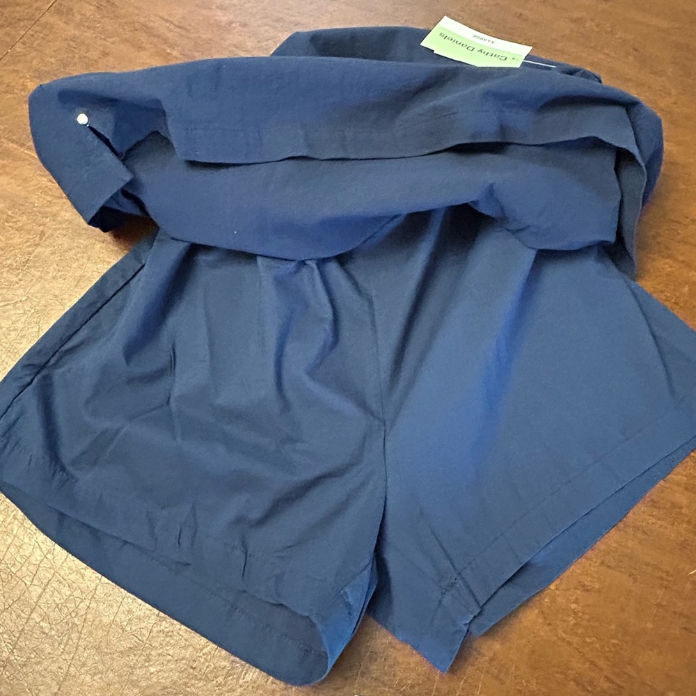Skort Vintage Cathy Daniel’s Classic Pull On Navy SZ XL Athletic Tennis Golf - Picture 14 of 15